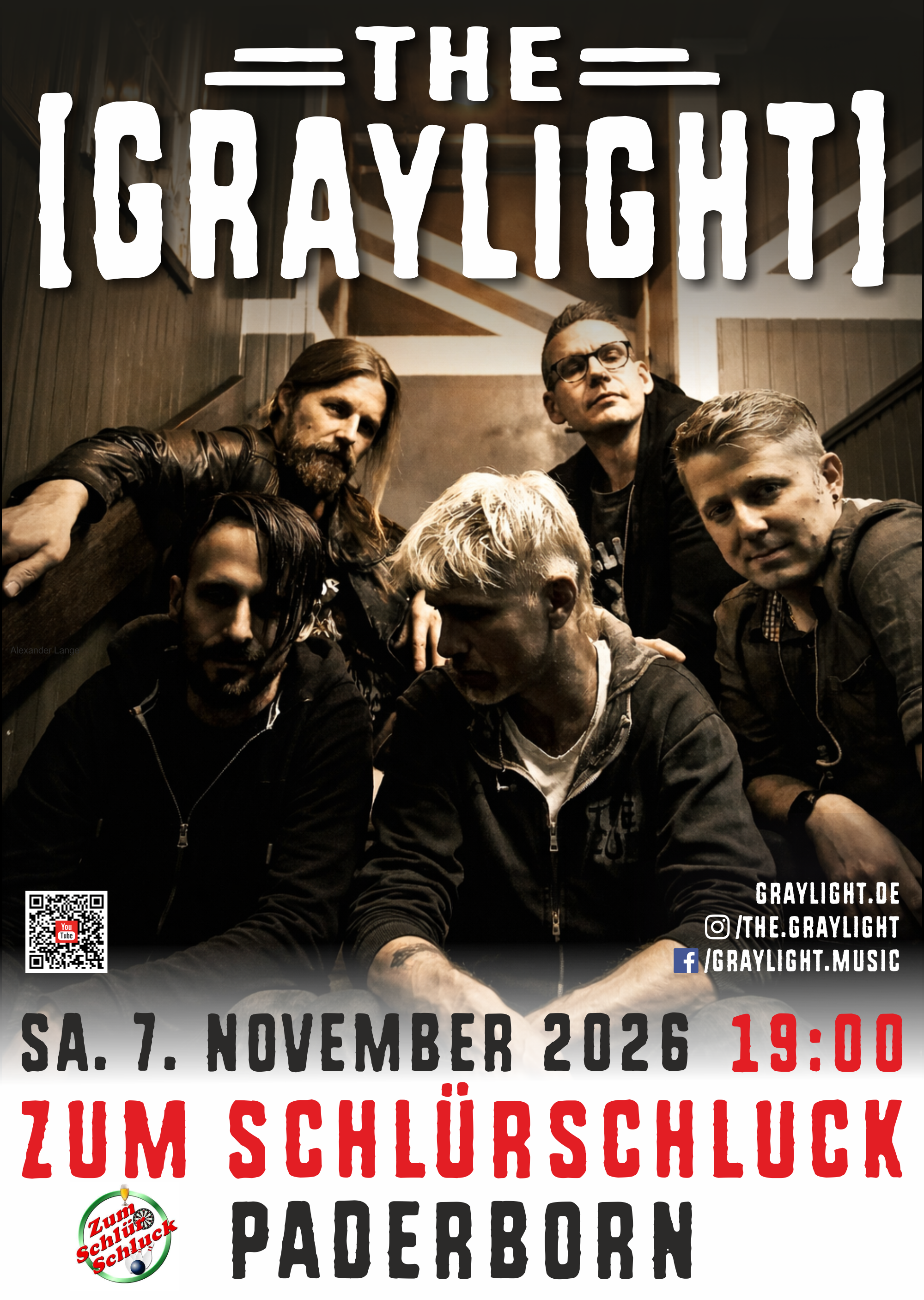 Konzertplakat: Zum Schlürschluck – Paderborn – 2026-11-07
